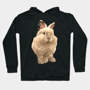 cream Lion Head Rabbit _ Bunniesmee Hoodie